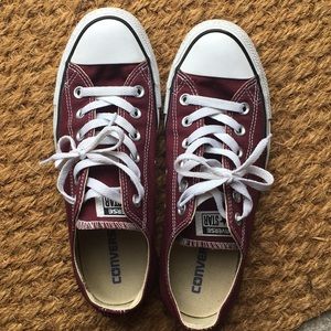 Burgundy Converse
